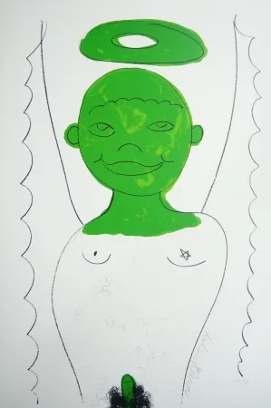 石版画 Dokoupil - Petit ange 4