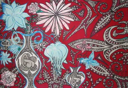 石版画 Dokoupil - Untitled (red)