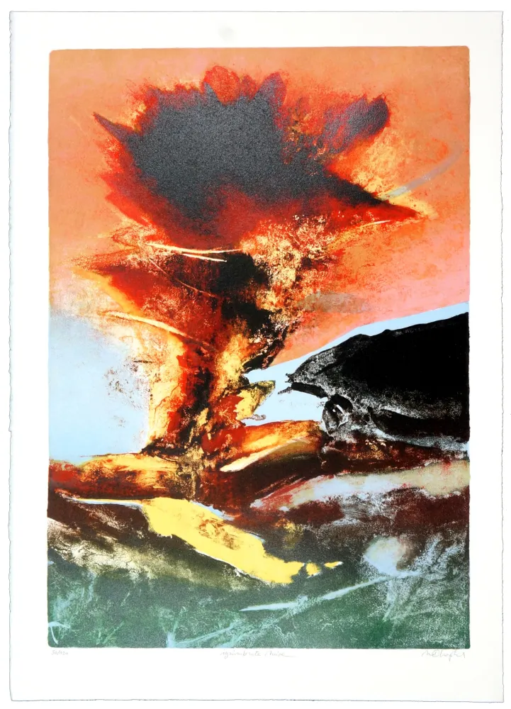 石版画 Dolma - Ignimbrite Noire