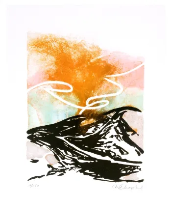 石版画 Dolma - Pink Tephra