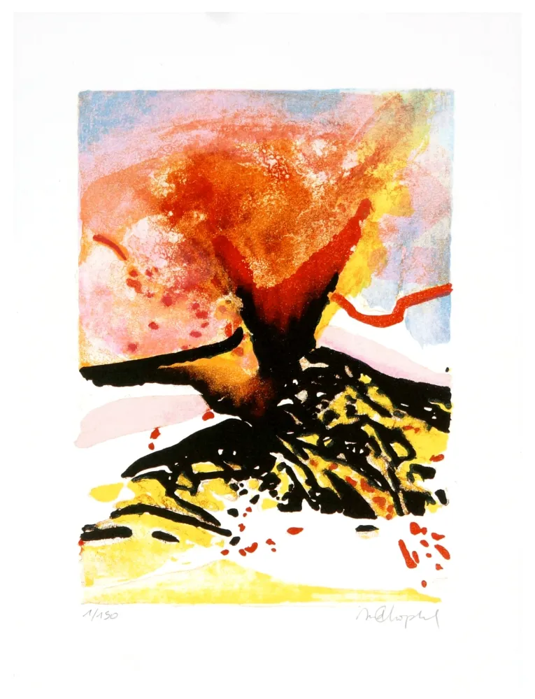 石版画 Dolma - Red Tephra