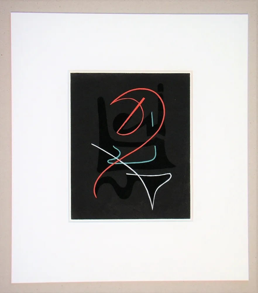 镂版印刷 Domela - Composition abstrait