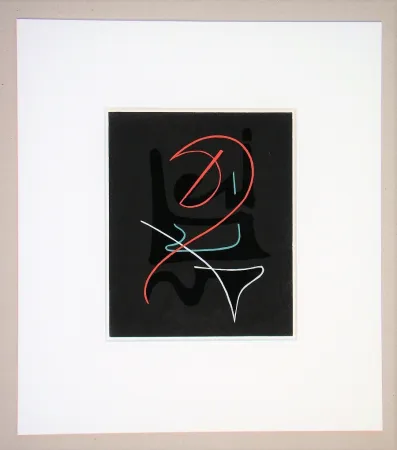 镂版印刷 Domela - Composition abstrait