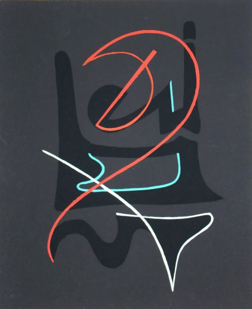 镂版印刷 Domela - Composition abstrait