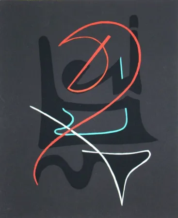 镂版印刷 Domela - Composition abstrait