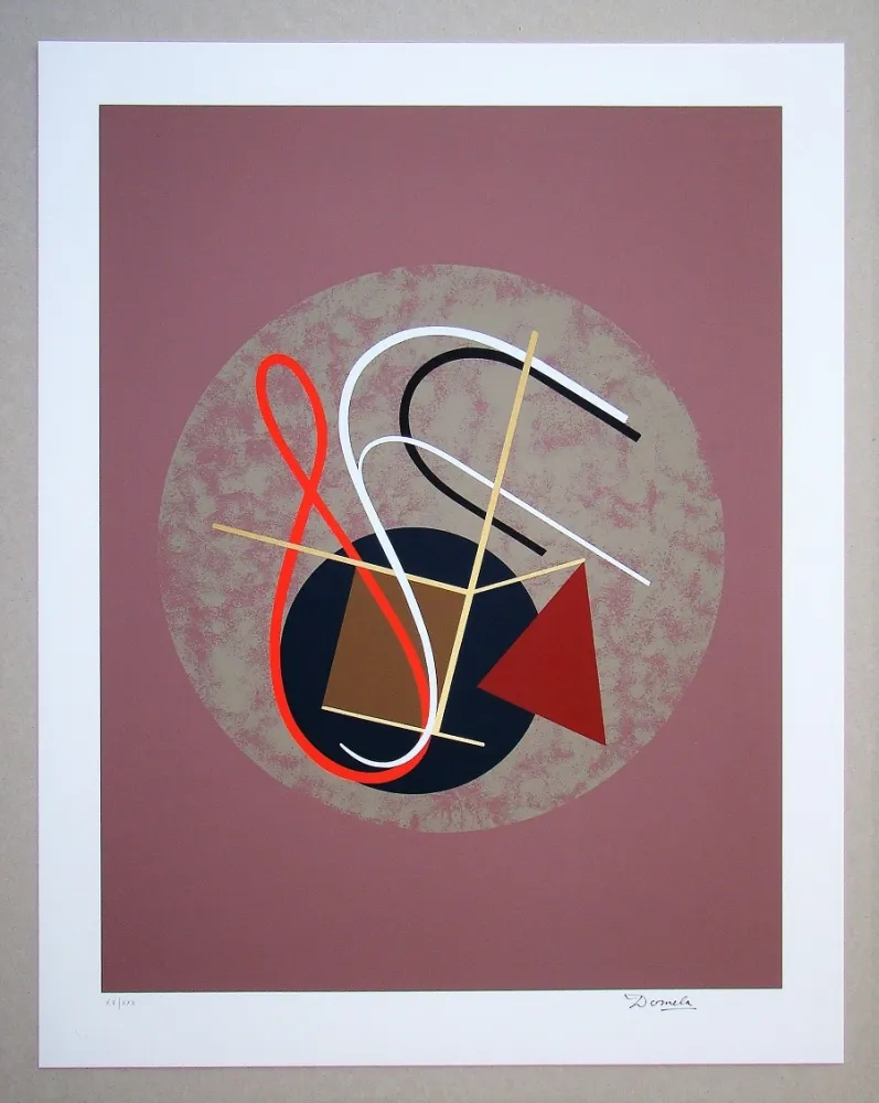 丝网印刷 Domela - Senza Titolo