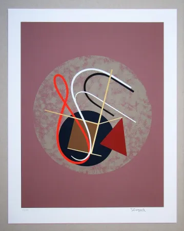 丝网印刷 Domela - Senza Titolo