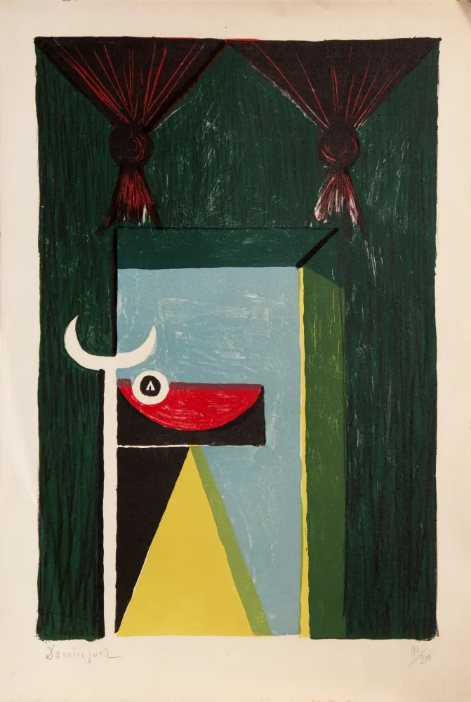 石版画 Dominguez - Tauromachie