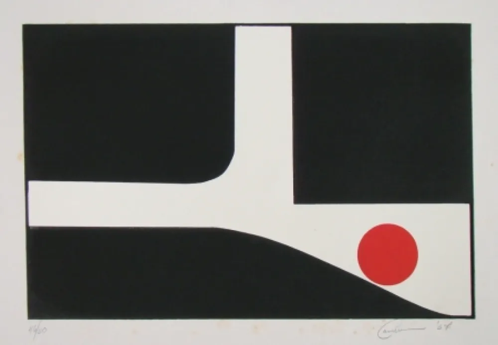 石版画 Don - Composition