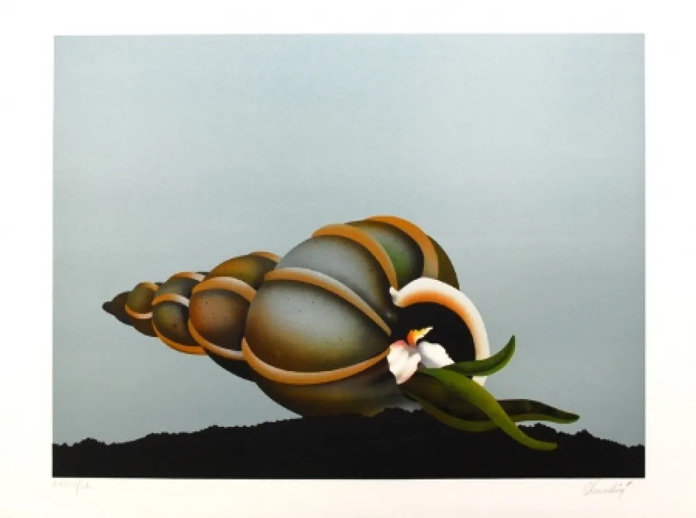 石版画 Donadini - Repos marin