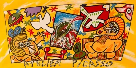 石版画 Donzelli - Atelier Picasso