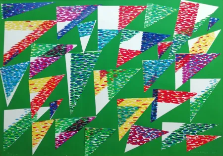 复数作品 Dorazio - Collage di Triangoli