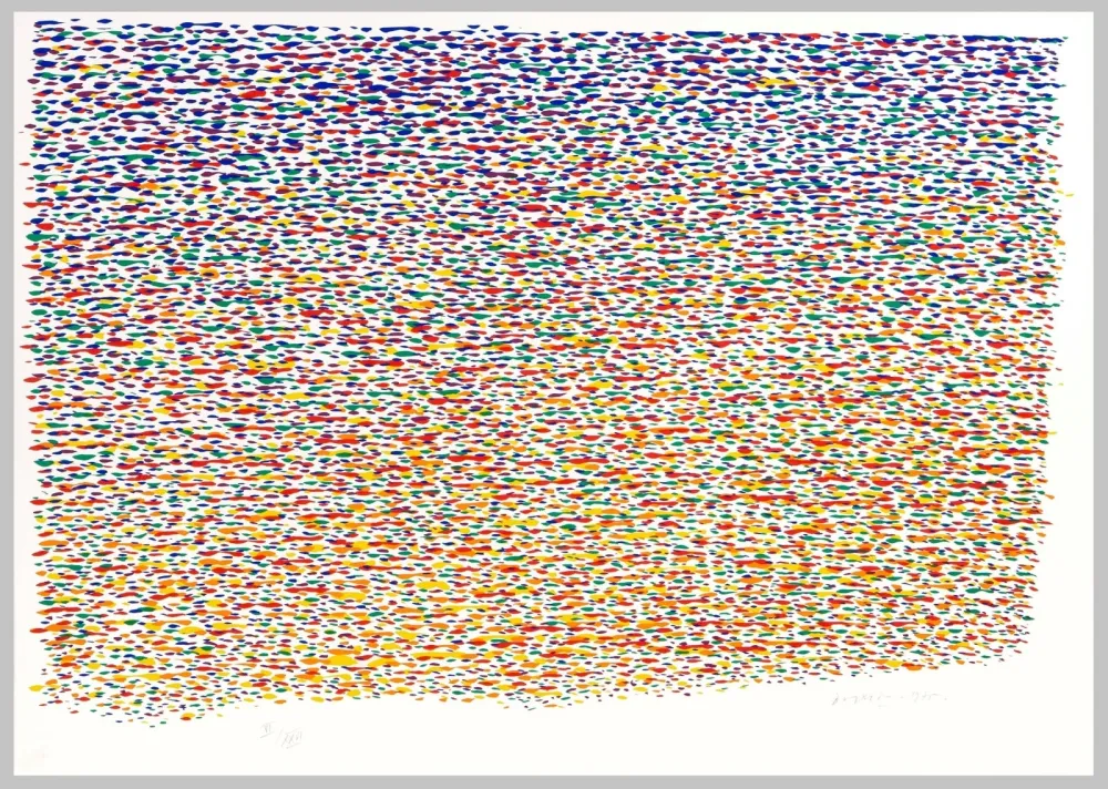 石版画 Dorazio - Composition