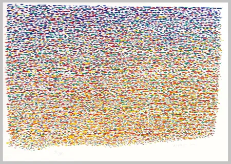 石版画 Dorazio - Composition