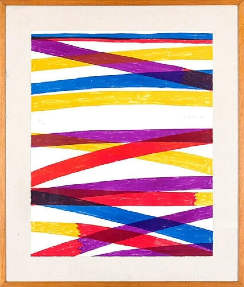 石版画 Dorazio - Composition