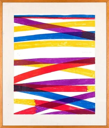 石版画 Dorazio - Composition