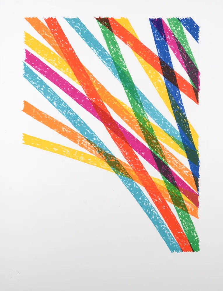 石版画 Dorazio - Composition (#D)