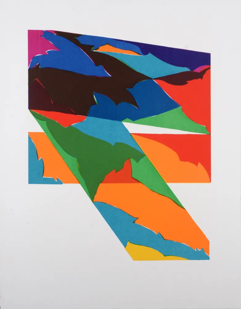 石版画 Dorazio - Composition (#E)