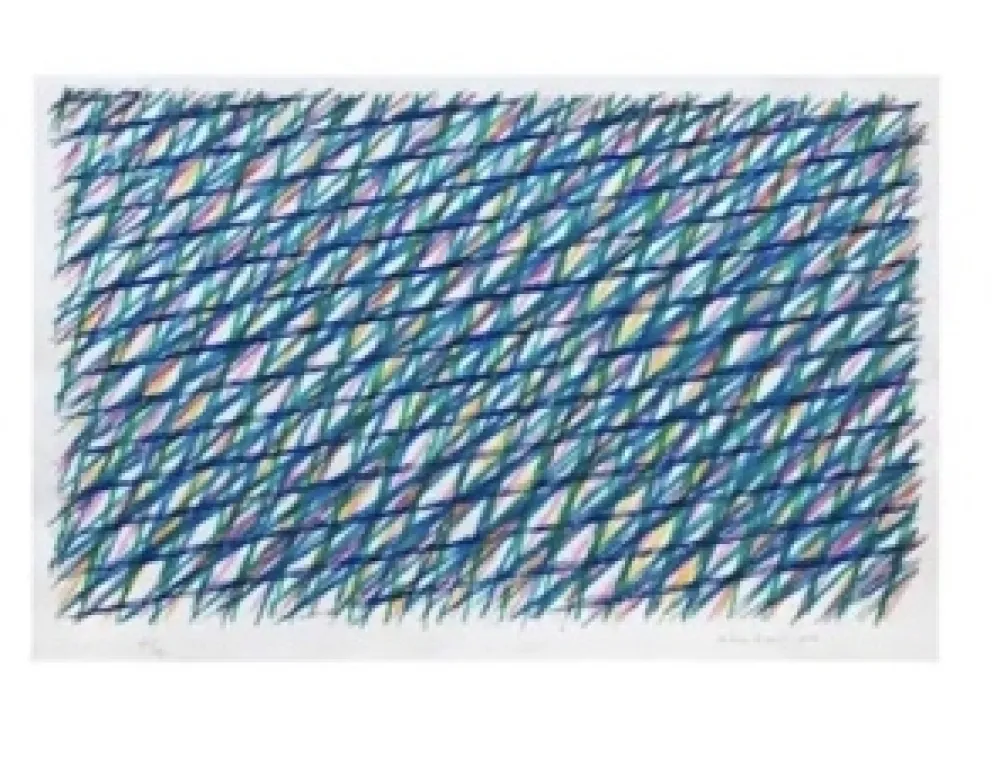 无技术 Dorazio - Composition en bleu