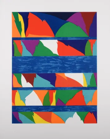 石版画 Dorazio - Composition (#F)