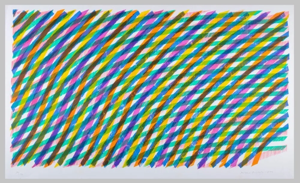 石版画 Dorazio - Composizione