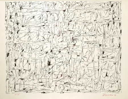 石版画 Dorazio - Composizione