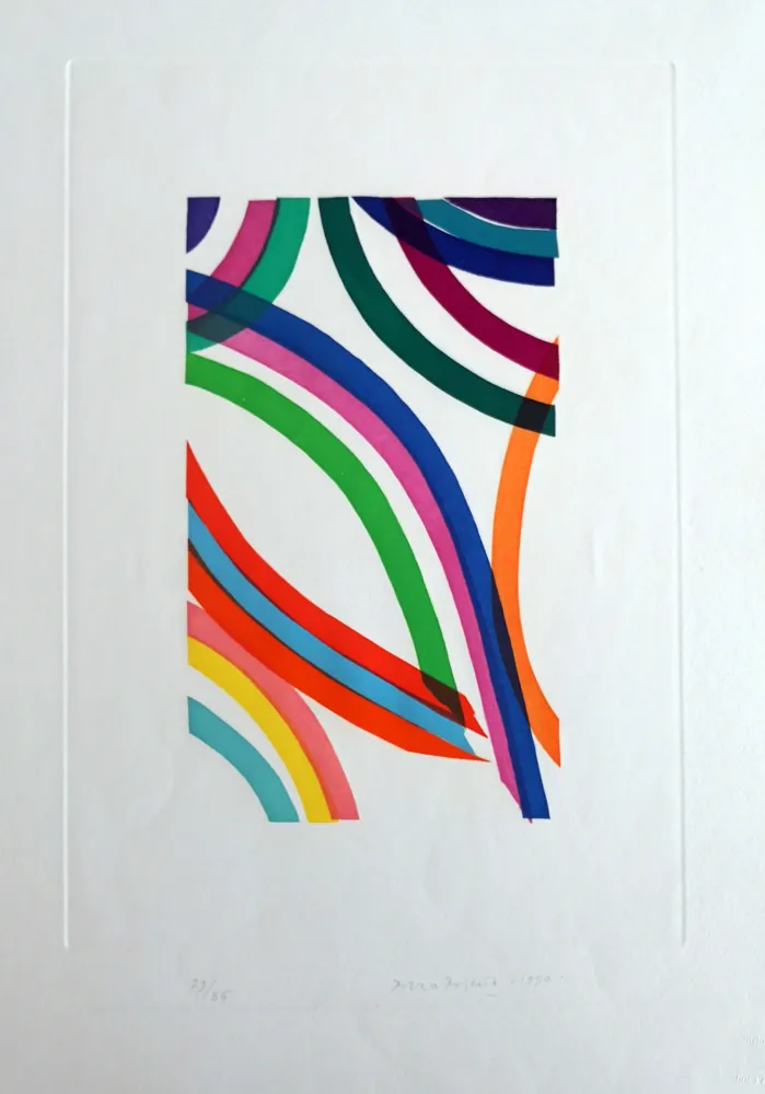 蚀刻版画 Dorazio - Composizione 2