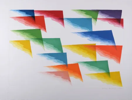 版画 Dorazio - Germania - Europa Unita, 1991 - Hand-signed