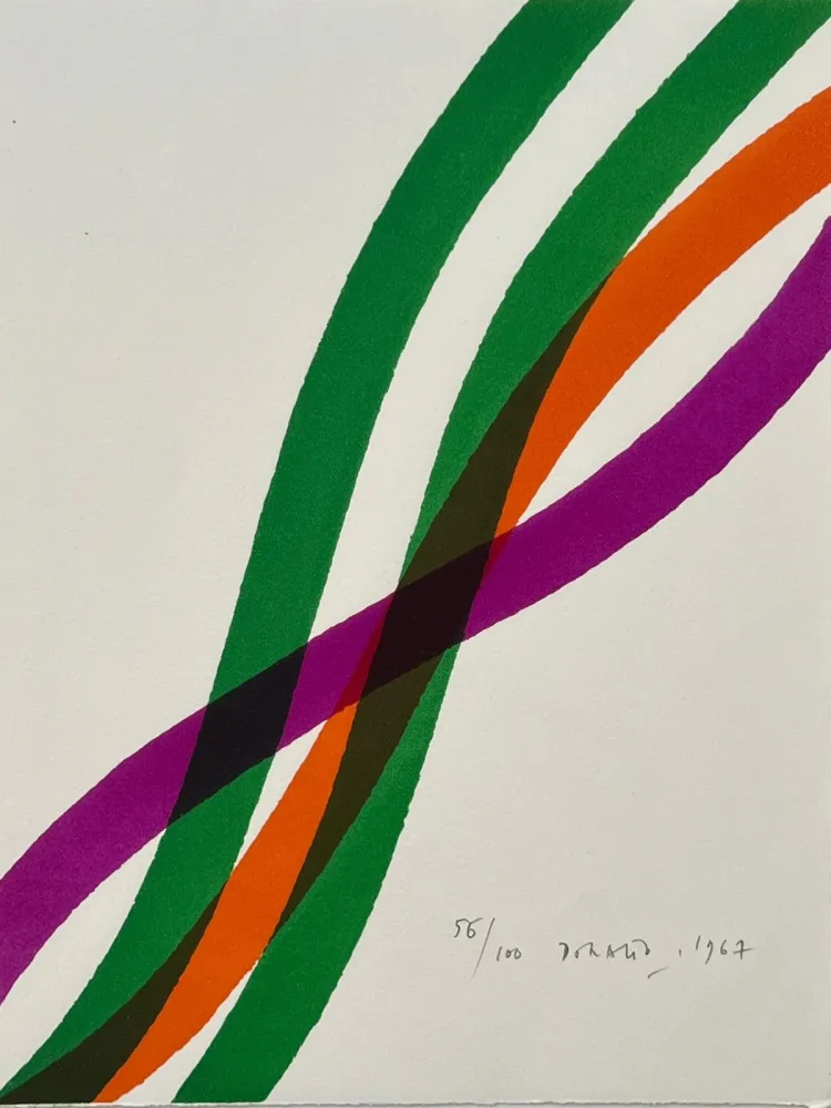 石版画 Dorazio - Hommage à Hans Arp 