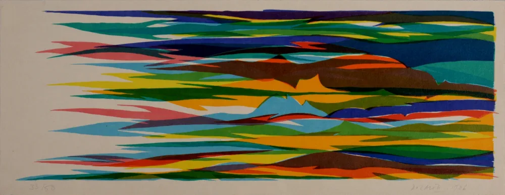 石版画 Dorazio - Kokkora (#H), 1987 - Hand-signed & numbered