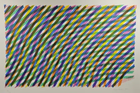 石版画 Dorazio - RETICOLO. COMPOSIZIONE NO 2