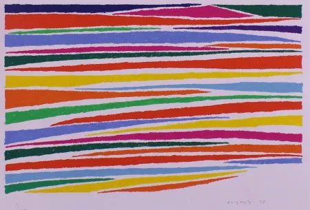 石版画 Dorazio - SENZA TITOLO