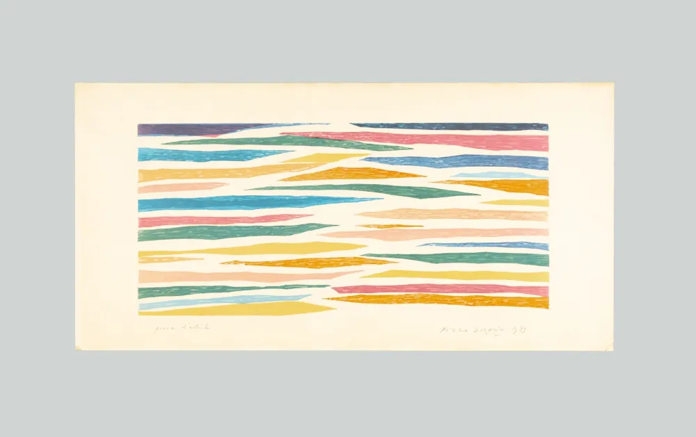 石版画 Dorazio - Senza titolo