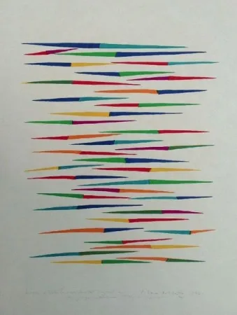 石版画 Dorazio - Senza titolo