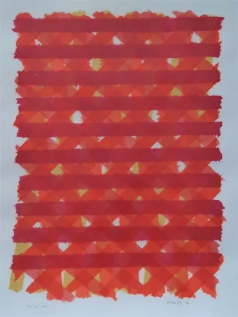 石版画 Dorazio - Senza titolo