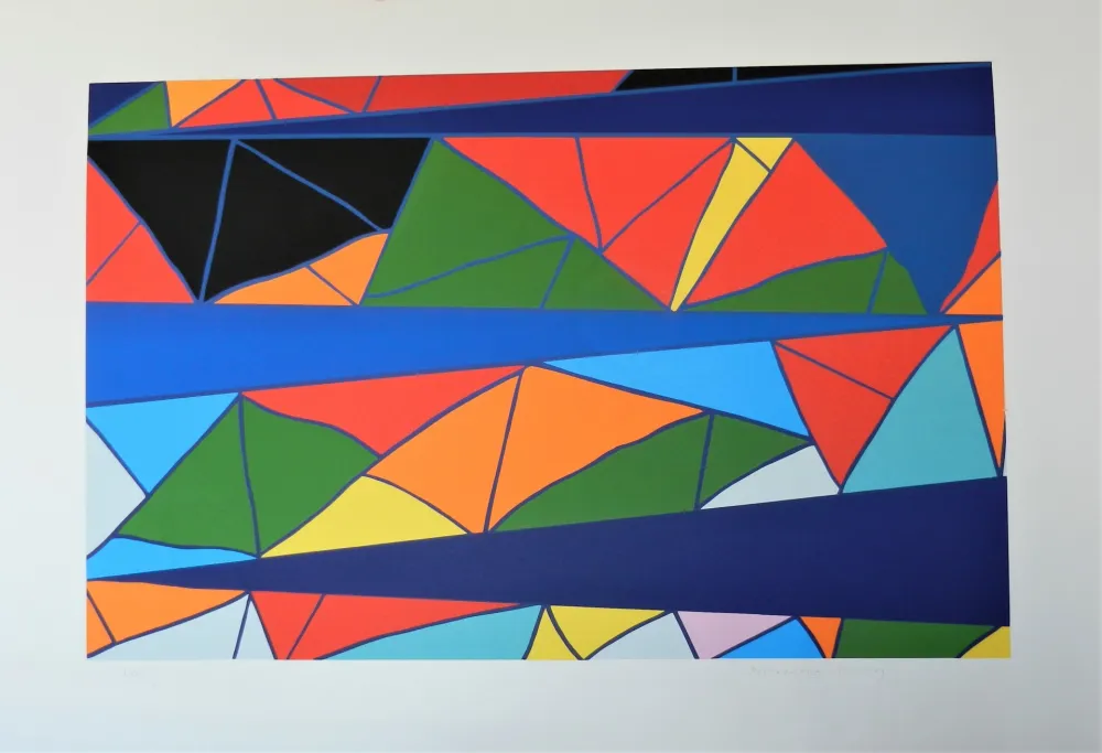 石版画 Dorazio - Senza titolo