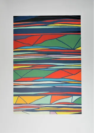 石版画 Dorazio - Senza titolo