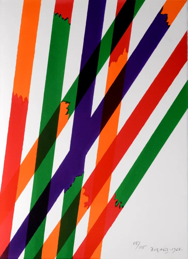 石版画 Dorazio - Souvenir de Pise, 1968 - Hand-signed