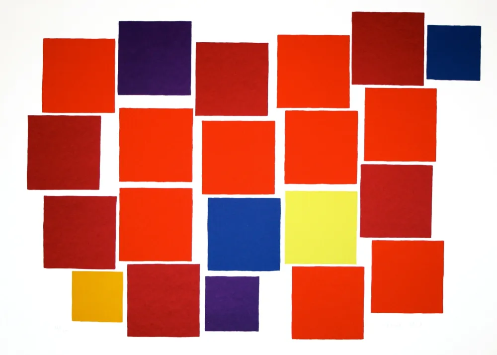 石版画 Dorazio - Untitled