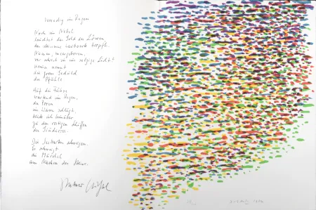 石版画 Dorazio - Venedig im Regen, 1974 - Hand-signed