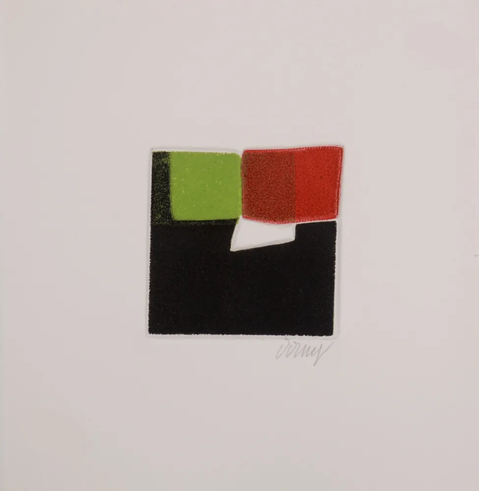 金刚砂版画 Dorny - Le vide et les corps, 1974