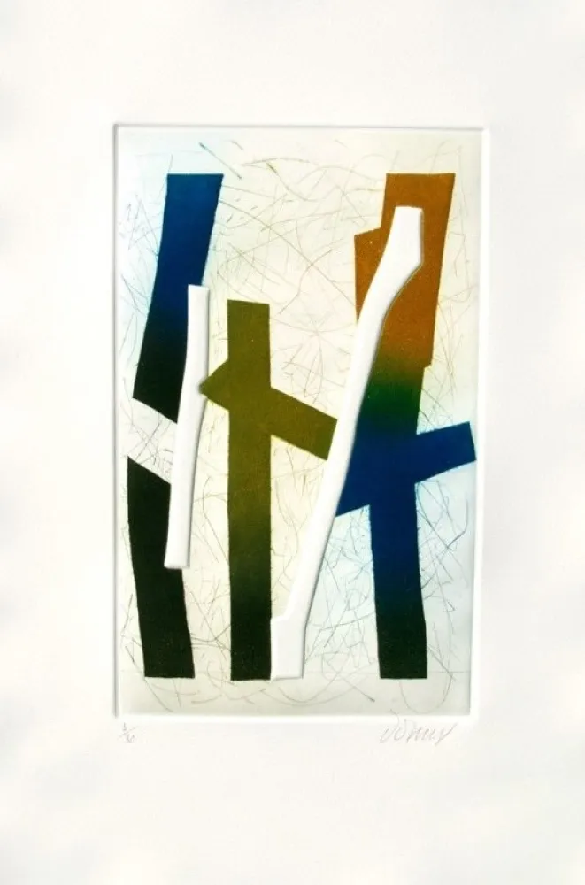 版画 Dorny - Visage d'ombre 2