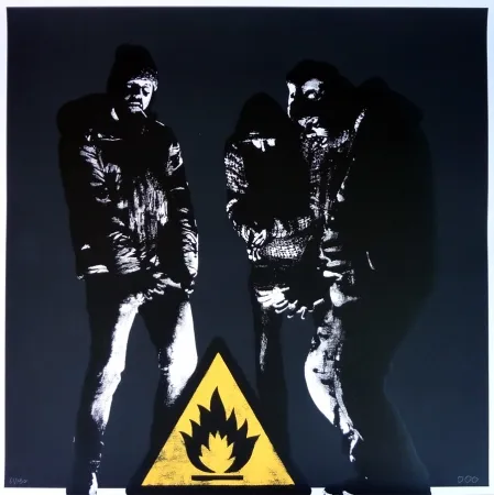 丝网印刷 Dot Dot Dot - Bumfire (black - main edition)