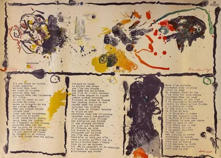 石版画 Dotremont - Abstrates