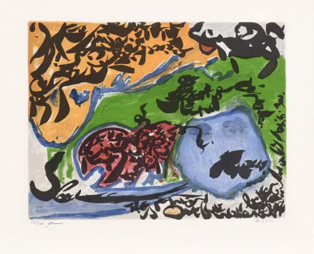 石版画 Dotremont - Heureusement