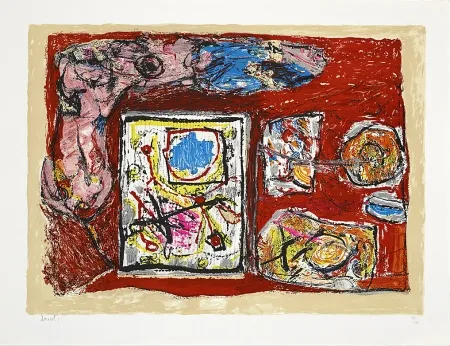 石版画 Doucet - Rivages-visages-paysages du Sepik