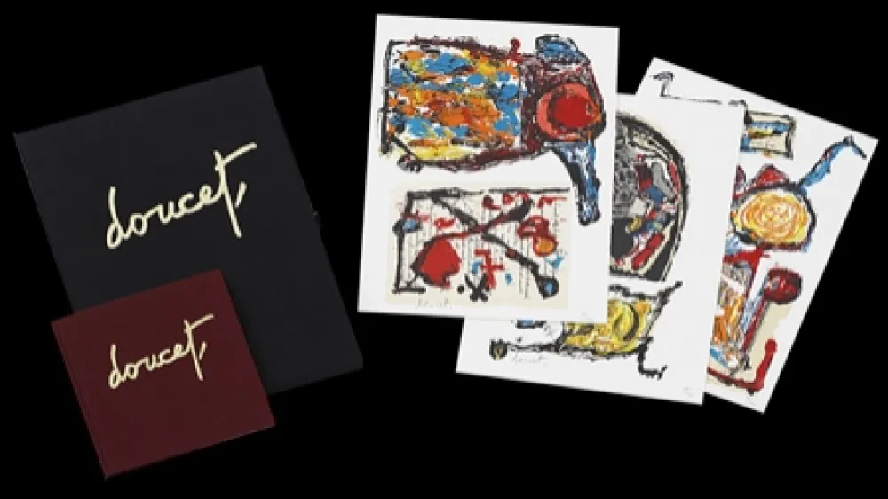 石版画 Doucet - Traces du quotidien