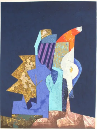 丝网印刷 Dova  - FIGURE NELLA NOTTE