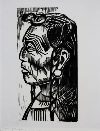 木刻 Drewes - Blackfoot