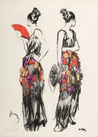 镂版印刷 Drian - Mode, C. 1920